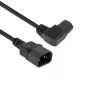 ACT toitejuhe C14 - C15 (vasakpoolne nurga all) IEC60320 must 1,2 m