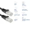 Võrgukaabel ACT FB8102 Cat8 U/FTP (STP) must 2 m RJ-45 pistikutega