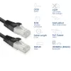 ACT FB8125 võrgukaabel Must 0,25 m Cat8 U/FTP (STP)