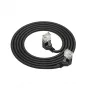 ACT must 3 meetrit U/UTP CAT6A LSZH õhuke ühenduskaabel RJ45 pistikutega 90° allapoole - 90° allapoole