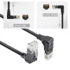 ACT võrgukaabel DD7900 Cat6a U/UTP patch-kaabel 0,5 m RJ-45 must