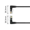 ACT võrgukaabel DD7900 Cat6a U/UTP patch-kaabel 0,5 m RJ-45 must