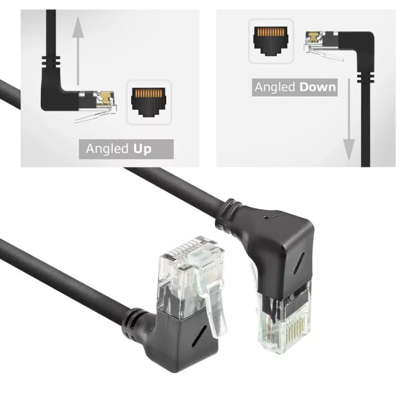 ACT DD7901 võrgukaabel must 1 m Cat6a U/UTP (UTP)