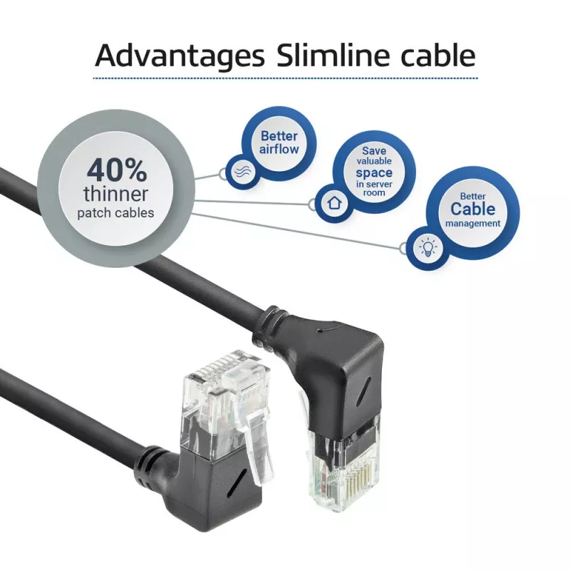ACT DD7901 võrgukaabel must 1 m Cat6a U/UTP (UTP)