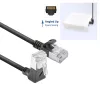 Võrgukaabel ACT DA4901 Cat6a U/FTP (STP) Must 1 m kullatud kontaktidega RJ-45