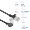 Võrgukaabel ACT DA4903 Cat6a U/FTP (STP) Must 3 m RJ-45 kullatud kontaktidega