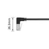 ACT DA5902 võrgukaabel Cat6a U/FTP (STP) 2 m, RJ-45 kuni RJ-45, must