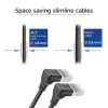 ACT DA5902 võrgukaabel Cat6a U/FTP (STP) 2 m, RJ-45 kuni RJ-45, must