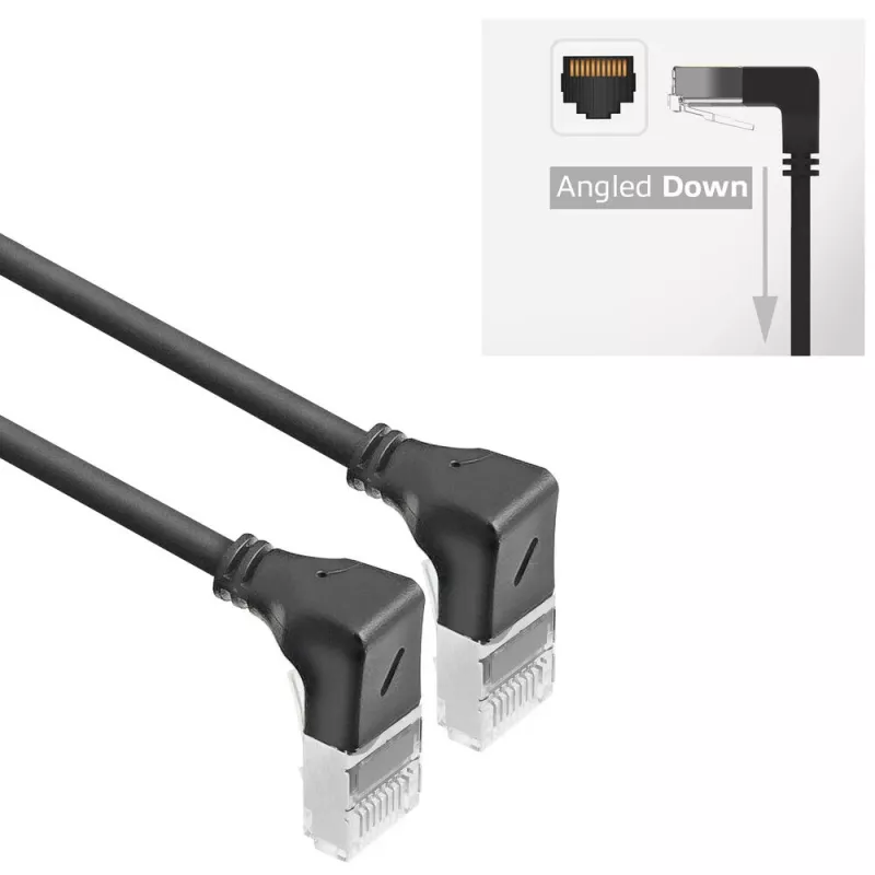 Võrgukaabel ACT DA5905 Cat6a U/FTP (STP) RJ-45-RJ-45 5 m must