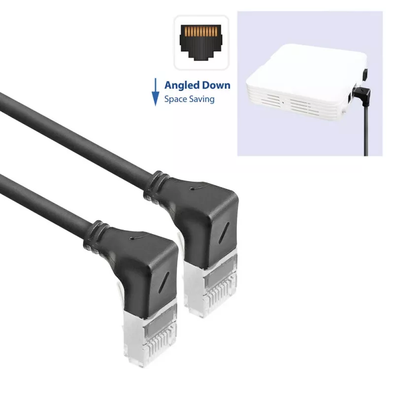 Võrgukaabel ACT DA5905 Cat6a U/FTP (STP) RJ-45-RJ-45 5 m must