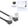 Võrgukaabel ACT DA6901 Cat6a U/FTP (STP) 1 m RJ-45 kuni RJ-45 Must