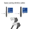 Võrgukaabel ACT DA6901 Cat6a U/FTP (STP) 1 m RJ-45 kuni RJ-45 Must