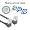 ACT Cat6a U/FTP (STP) võrgukaabel DA6902, 2 m, RJ-45–RJ-45, must