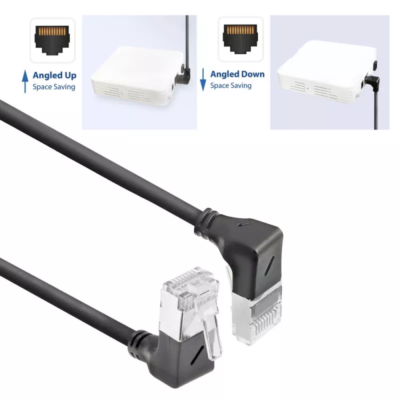 ACT Cat6a U/FTP (STP) võrgukaabel DA7902 — 2 m, RJ‑45 kuni RJ‑45, must