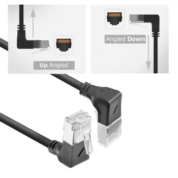 Võrgukaabel ACT DA7903 Cat6a U/FTP (STP), must, 3 m, RJ-45 kuni RJ-45, kullatud kontaktidega