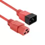 ACT toitejuhe C20–C21 IEC60320 punane 2,5 m, 16 A 250 V