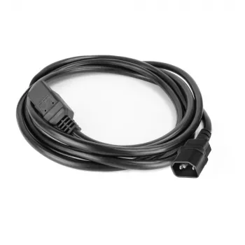 Toitejuhe ACT C14 kuni C21 IEC60320 must 1 m, 250 V, 10 A