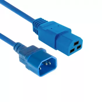 Toitejuhe ACT C14 kuni C21 IEC60320 sinine 1,5 m, 250 V 10 A
