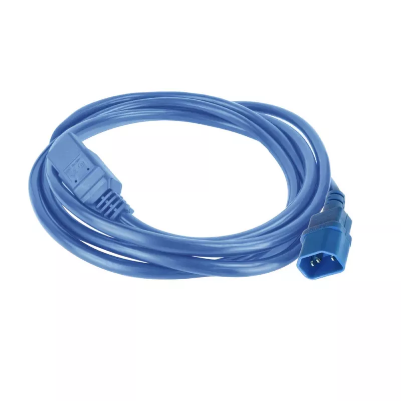 Toitejuhe ACT C14 kuni C21 IEC60320 sinine 1,5 m, 250 V 10 A