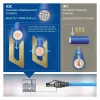 ACT sinine 85 meetrit S/FTP CAT6A B2ca PoE++ 100W paigalduskaabel, RJ45 isane - isane
