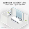 ACT sinine 85 meetrit S/FTP CAT6A B2ca PoE++ 100W paigalduskaabel, RJ45 isane - isane