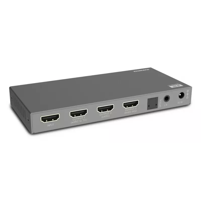 Videosignaali muundur Marmitek 25008496 — HDMI sisend HDMI/TOSLINK/3,5 mm väljundile, kuni 7680×4320, 7.1 heli