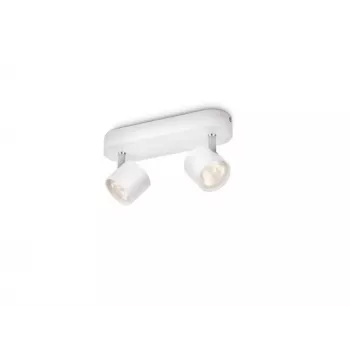 Lae-/seinaramp Philips Dimmable LED Star 2x 11,5 W, soe valge, 2700 K, 10000 lm, IP20