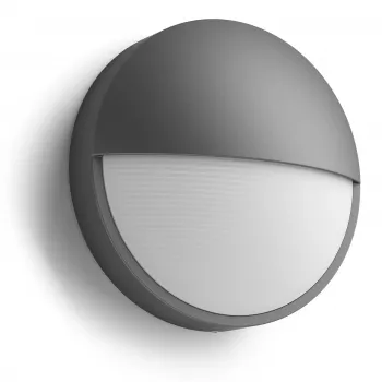 Philips myGarden Capricorn välisseinalamp 5,5 W LED, antratsiit, alumiiniumkorpus, fikseeritud pirn, 214×78×214 mm