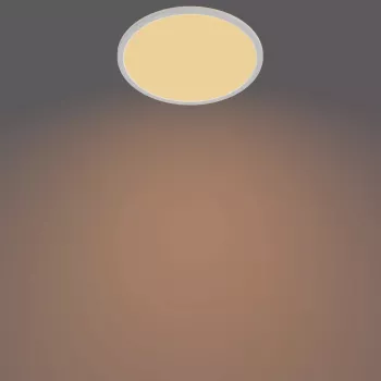 Laelamp Philips Functional Super õhuke 18 W LED, ümmargune, valge, mittevahetatav pirn, 220–240 V