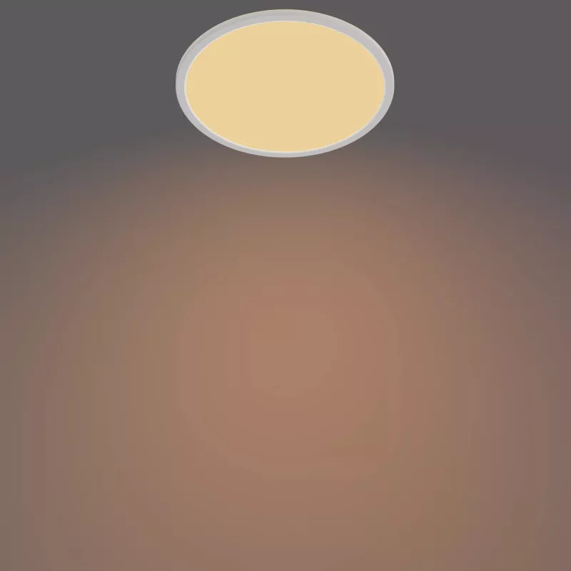Laelamp Philips Functional Super õhuke 18 W LED, ümmargune, valge, mittevahetatav pirn, 220–240 V