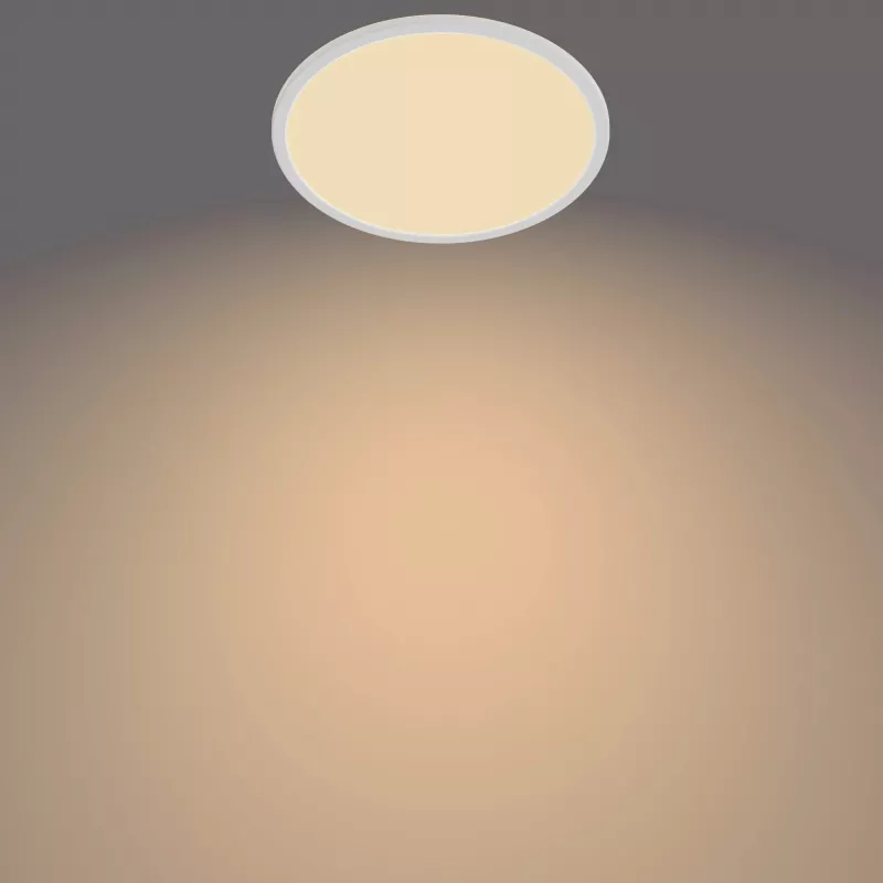 Laelamp Philips Functional Super õhuke 18 W LED, ümmargune, valge, mittevahetatav pirn, 220–240 V