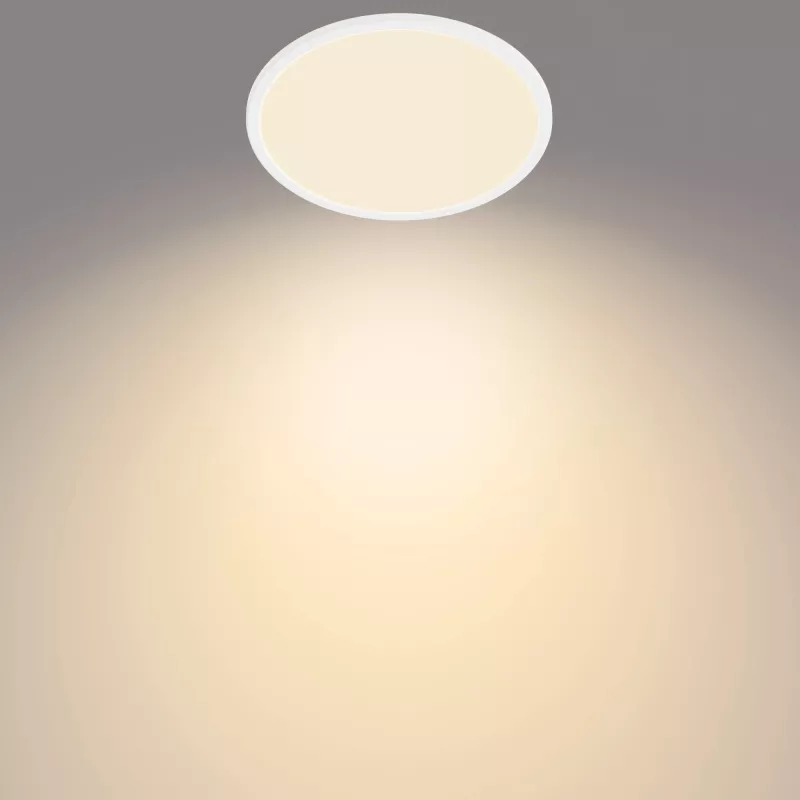 Laelamp Philips Functional Super õhuke 18 W LED, ümmargune, valge, mittevahetatav pirn, 220–240 V