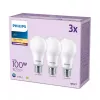 Philips Bulb 100W A65 E27 x3, 13 W, 100 W, E27, 1521 lm, 15000 h, soe valge