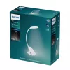 Philips Functional Forys klambriga laualamp, valge, plastik, magamistuba, elutuba, kontor, kaasaegne, IP20, III