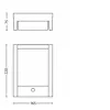 Philips Arbour seinavalgusti 3,8 W, välisseinavalgustus, antratsiit, metall, IP44, terrass, aed, II