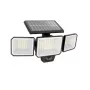 Turvavalgustus Philips Securit 8,7 W LED-päikesevalgusti 5000 K, 4 V aku, must plastkorpus