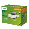 Turvavalgustus Philips Securit 8,7 W LED-päikesevalgusti 5000 K, 4 V aku, must plastkorpus