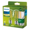 Philips hõõgniidipirn läbipaistev 60W A60 E27 x2, 4 W, 60 W, E27, 840 lm, 50000 h, soe valge