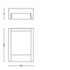 Välisseinalamp Signify Philips Arbour 3,8 W LED antratsiit, 220–240 V, 1 pirn