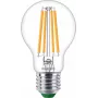 LED-pirn Philips Classic 60W ekvivalent, E27 läbipaistev soe valge, 3 tk pakend, energiaklass A