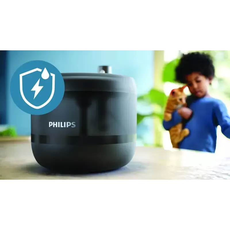Automaatne lemmikloomavee purskkaev Philips 3000 seeria PAW3210/02, 2,2 L, USB / vahelduvvool, must, plastik