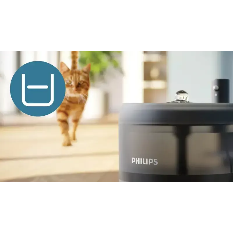Automaatne lemmikloomavee purskkaev Philips 3000 seeria PAW3210/02, 2,2 L, USB / vahelduvvool, must, plastik