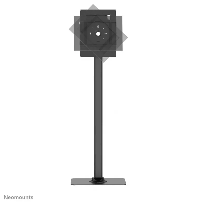 Tahvelarvuti põrandastatiiv Neomounts FL15-627BL1 — universaalne, lukustatav, max koormus 3 kg, must