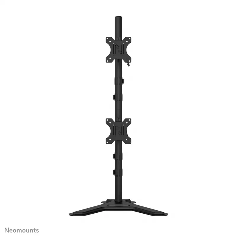 Neomounts kaksikmonitori alus DS45-600BL2V kahele ekraanile 10–32 tolli, VESA 75x75–100x100, max koormus 9 kg, vabaltseisev, must