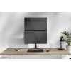Neomounts kaksikmonitori alus DS45-600BL2V kahele ekraanile 10–32 tolli, VESA 75x75–100x100, max koormus 9 kg, vabaltseisev, must