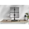 Neomounts kaksikmonitori alus DS45-600BL2V kahele ekraanile 10–32 tolli, VESA 75x75–100x100, max koormus 9 kg, vabaltseisev, must