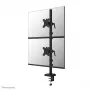 Neomounts DS60-600BL2V kahe monitori käsi 10-32 tolli, klamber/tihend, 9 kg, 25.4 cm (10 tolli), 81.3 cm (32 tolli), 100 x 100 mm, must