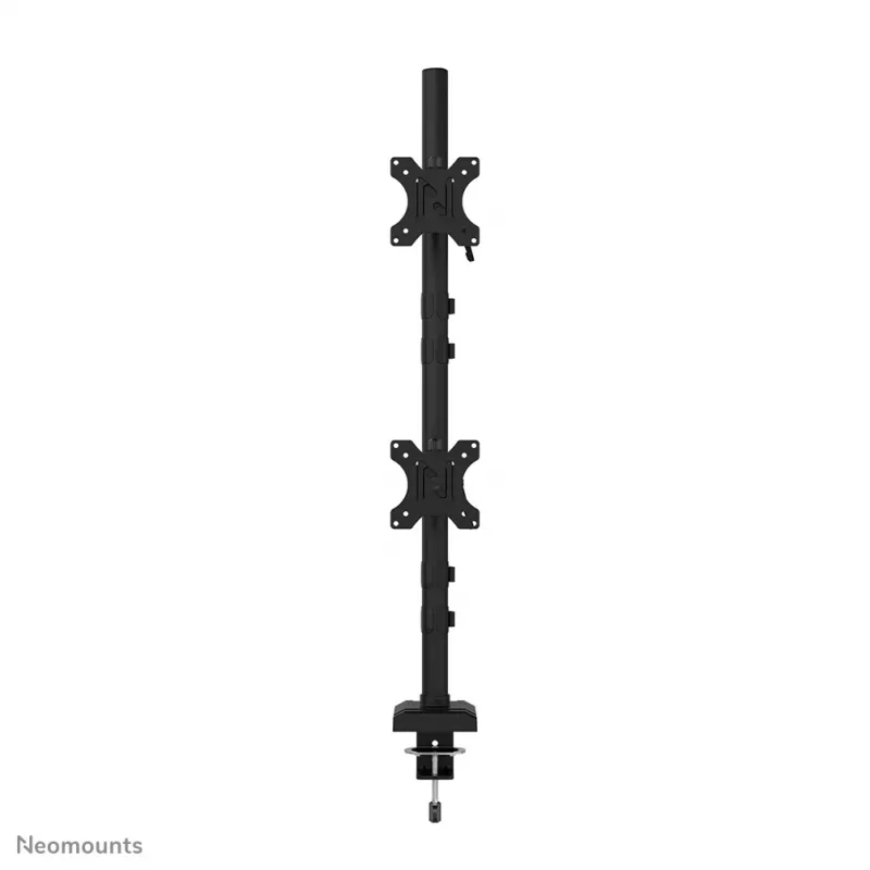 Neomounts DS60-600BL2V kahe monitori käsi 10-32 tolli, klamber/tihend, 9 kg, 25.4 cm (10 tolli), 81.3 cm (32 tolli), 100 x 100 mm, must