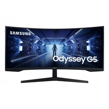 Samsung G55T arvutikuvar 86,4 cm (34 tolli) 3440 x 1440 pikslit UltraWide Quad HD LED Must