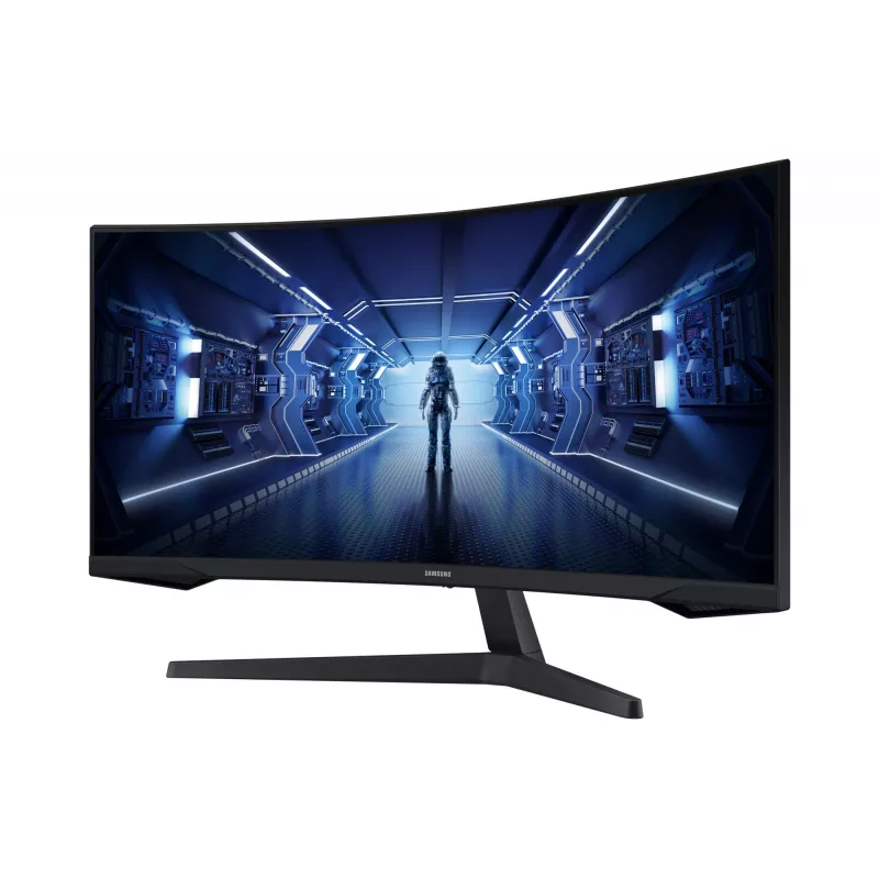 Samsung G55T arvutikuvar 86,4 cm (34 tolli) 3440 x 1440 pikslit UltraWide Quad HD LED Must